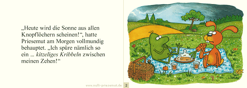  Leseprobe: Wirbel um den Wetterfrosch 